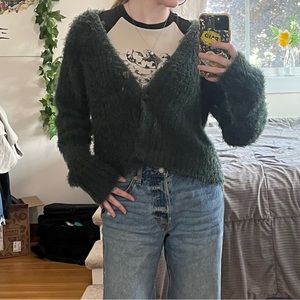 Soft green cardigan